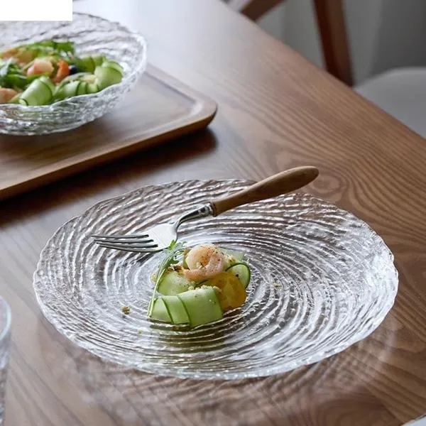 8.6_Inches_Transparent__Glass_Snack_&_Serving_Plates_Glass_Plate_Pack_of_1