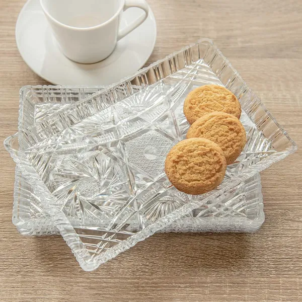 13_Inches_Transparent__Glass_Snack_&_Serving_Plates_Glass_Plate_Pack_of_1