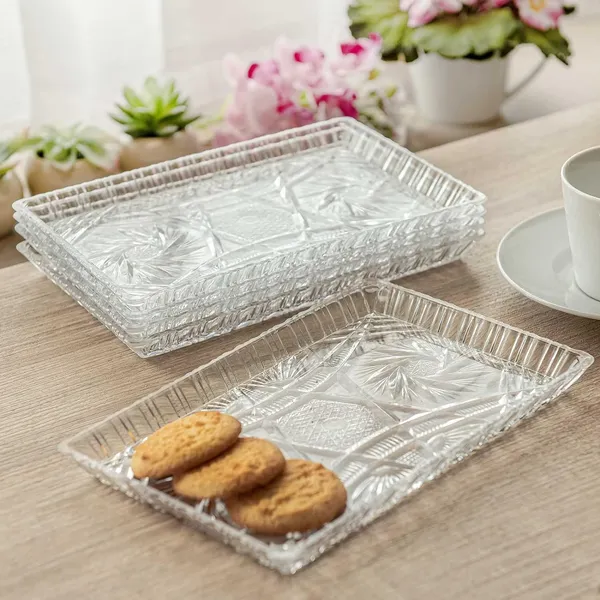 13_Inches_Transparent__Glass_Snack_&_Serving_Plates_Glass_Plate_Pack_of_1