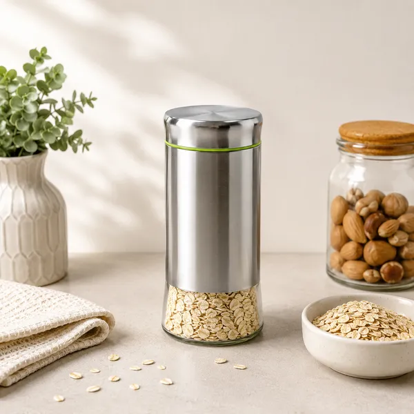 850ML_Glass_Storage_Jar_with_Stainless_Steel_Cover_And_Lid_Pack_of_1