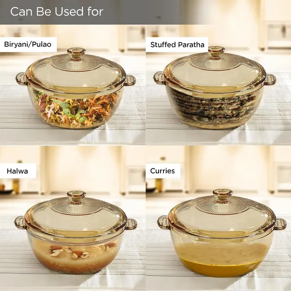 900ML_Brown_Glass_Casserole_with_Lid_|_Heat_Resistant_Serving_&_Cooking_Bowl