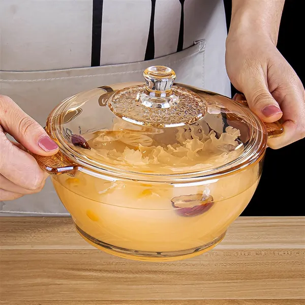 900ML_Brown_Glass_Casserole_with_Lid_|_Heat_Resistant_Serving_&_Cooking_Bowl