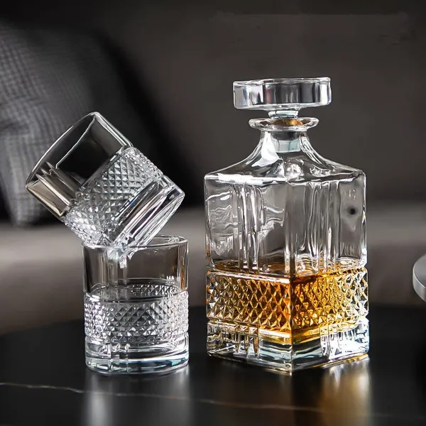 Transparent__Glass_Barware_Whiskey_Decanter_Set