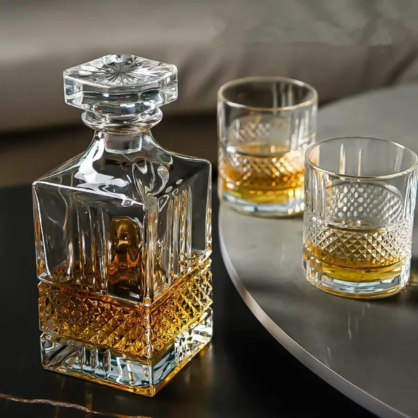 Transparent__Glass_Barware_Whiskey_Decanter_Set