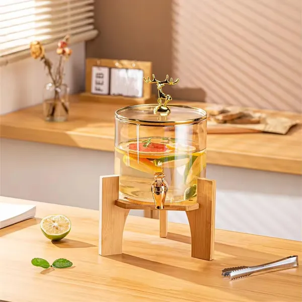 Transparent__Glass_Drinkware_Drink_Dispenser