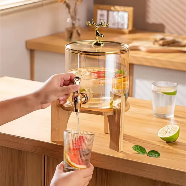 Transparent__Glass_Drinkware_Drink_Dispenser