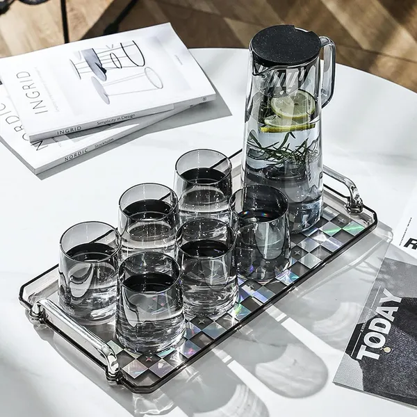 Silver_Glass_Drinkware_Jug_&_Glass_Set