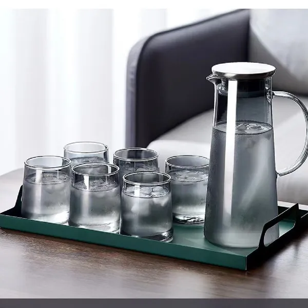 Silver_Glass_Drinkware_Jug_&_Glass_Set