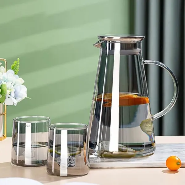 Silver_Glass_Drinkware_Jug_&_Glass_Set