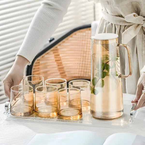 Transparent__Glass_Drinkware_Jug_&_Glass_Set