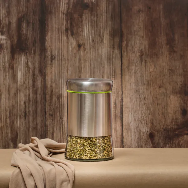 550ML_Silver_Glass_Kitchen_Storage_Containers_Storage_Canister