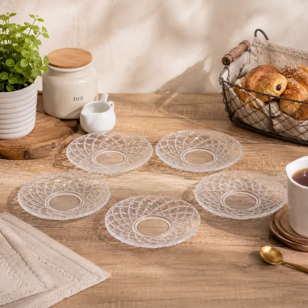 Set_of_6_Diamond_Crystal_Cut_Glass_Saucer_|_Snack_&_Dessert_Plates
