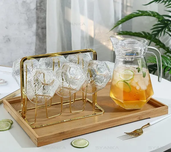 Transparent__Glass_Drinkware_Jug_&_Glass_Set