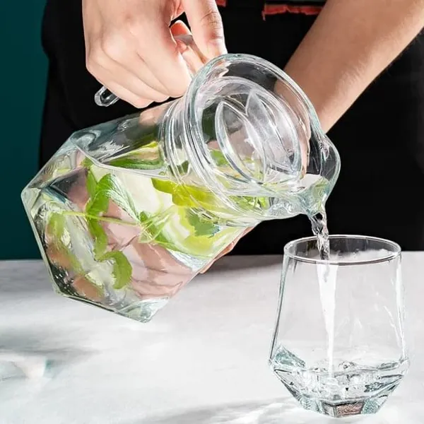 Transparent__Glass_Drinkware_Jug_&_Glass_Set