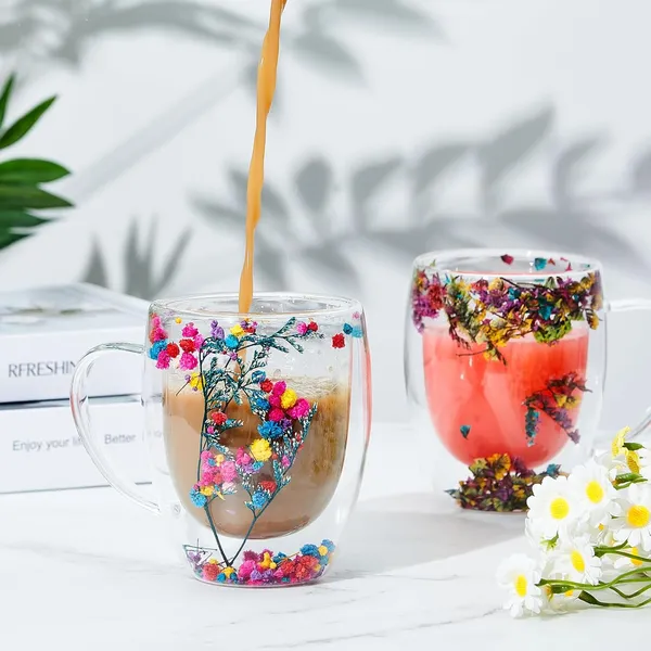Set_of_2_300ML_Floral_Glass_Tea_Cups_|_Double_Wall_Coffee_Mugs