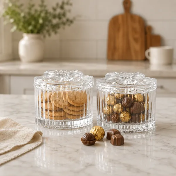 250ML_Glass_Candy_Jar_with_Lid_|_Ribbed_Storage_Container_for_Candy_Pack_of_1