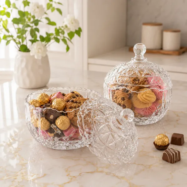 300ML_Glass_Candy_Jar_with_Lid_|_Crystal_Cut_Cookie_&_Biscuit_Storage_Container_|_Pack_of_1