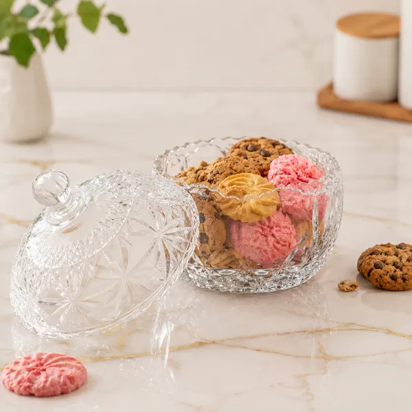 300ML_Glass_Candy_Jar_with_Lid_|_Crystal_Cut_Cookie_&_Biscuit_Storage_Container_|_Pack_of_1