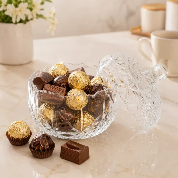 300ML_Glass_Candy_Jar_with_Lid_|_Crystal_Cut_Cookie_&_Biscuit_Storage_Container_|_Pack_of_1