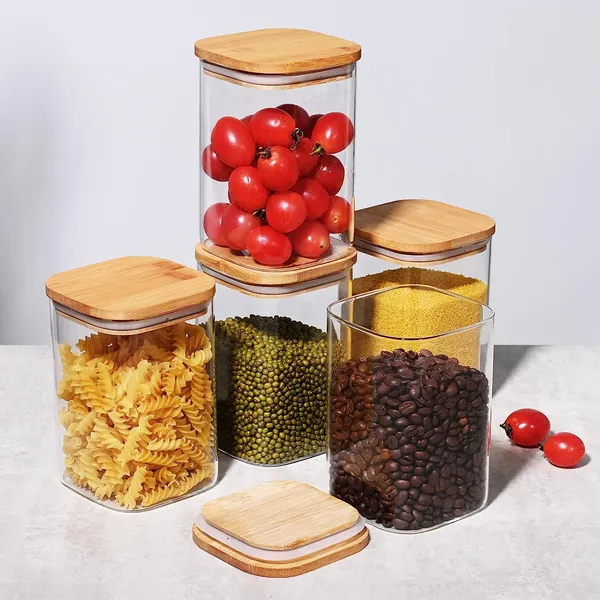 1200ML_Transparent__Glass_Kitchen_Storage_Containers_Storage_Canister