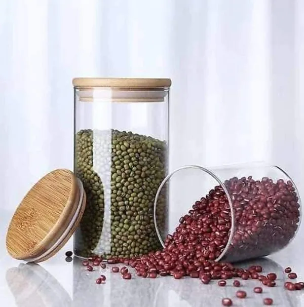 1000ML_Transparent__Glass_Kitchen_Storage_Containers_Storage_Canister