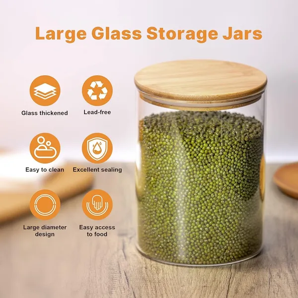 1000ML_Transparent__Glass_Kitchen_Storage_Containers_Storage_Canister