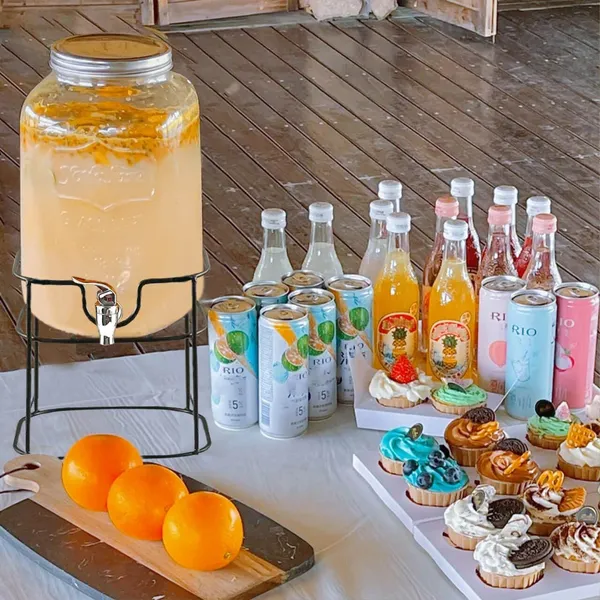 4000ML_Transparent__Glass_Drinkware_Drink_Dispenser_Pack_of_1