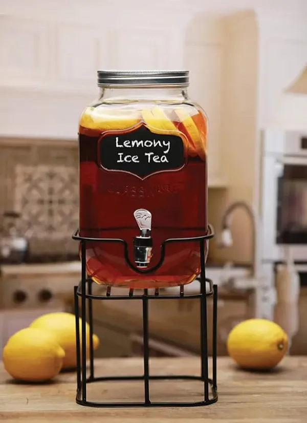 4000ML_Transparent__Glass_Drinkware_Drink_Dispenser_Pack_of_1