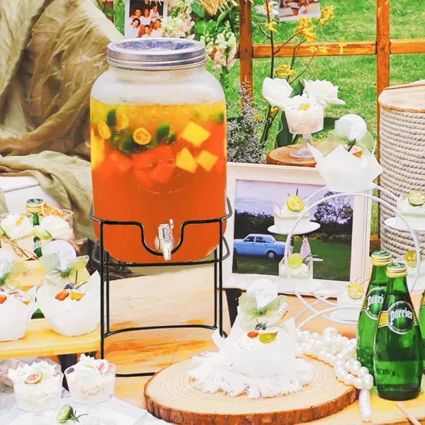 4000ML_Transparent__Glass_Drinkware_Drink_Dispenser_Pack_of_1