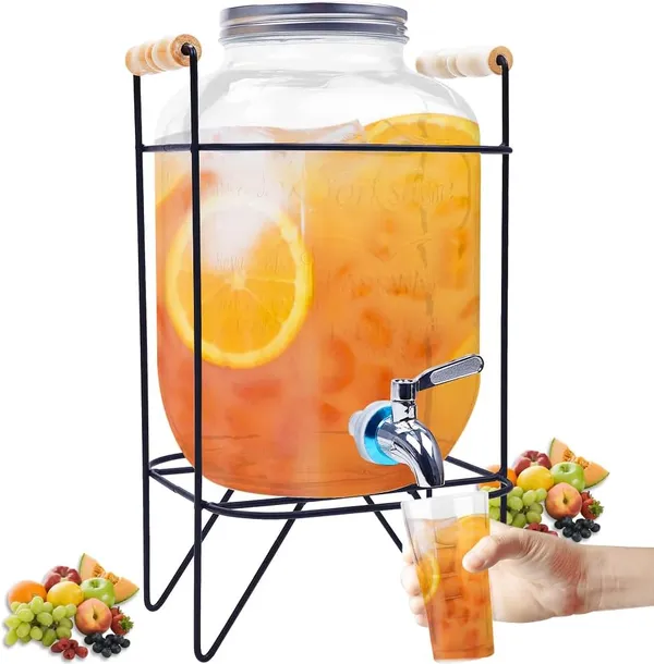 5000ML_Transparent__Glass_Drinkware_Drink_Dispenser_Pack_of_1