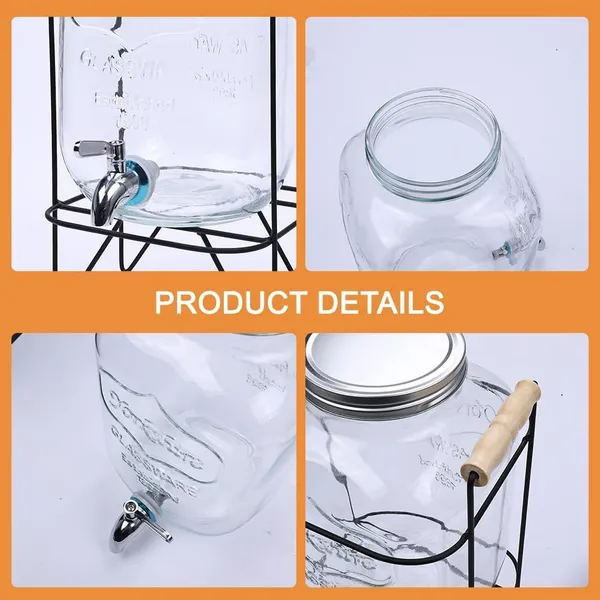 5000ML_Transparent__Glass_Drinkware_Drink_Dispenser_Pack_of_1