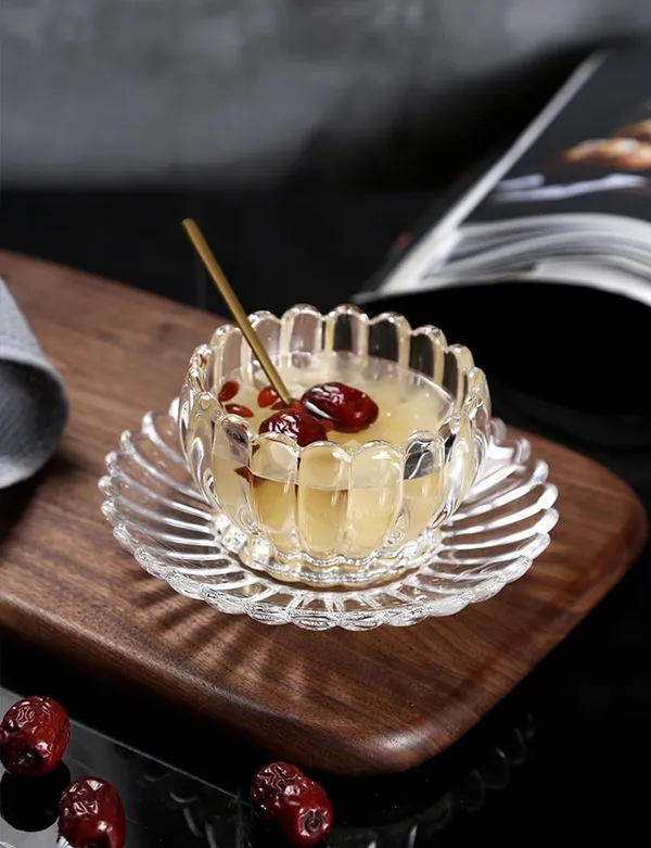 Transparent__Glass_Serveware_Bowl_&_Plate_Set