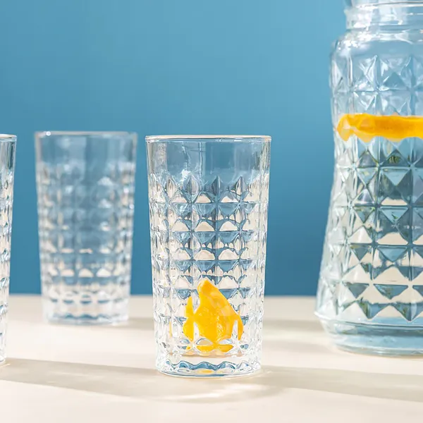 Set_of_7_Transparent__Glass_Drinkware_Jug_&_Glass