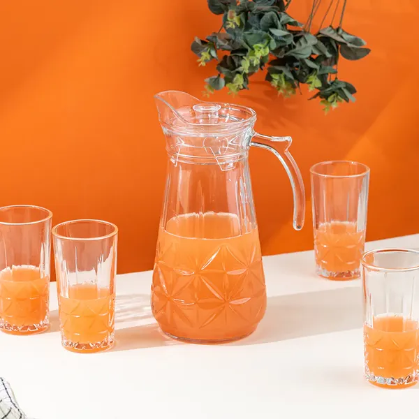 Transparent__Glass_Drinkware_Jug_&_Glass_Set
