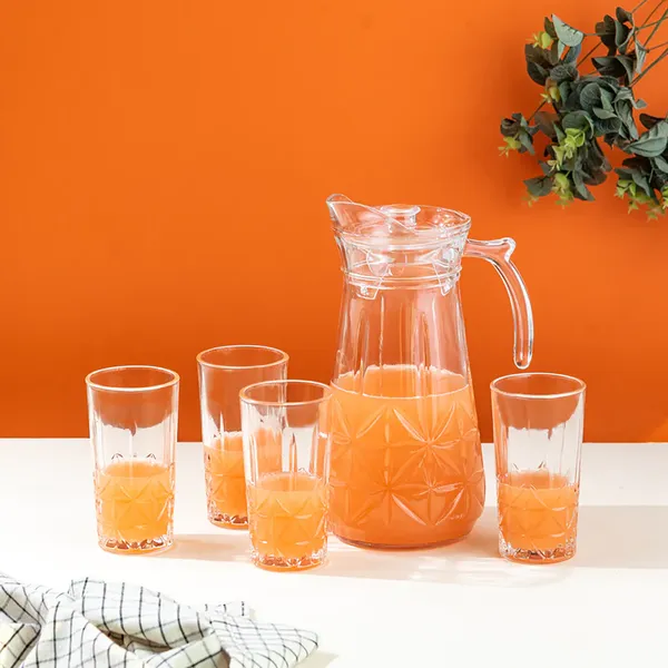 Transparent__Glass_Drinkware_Jug_&_Glass_Set