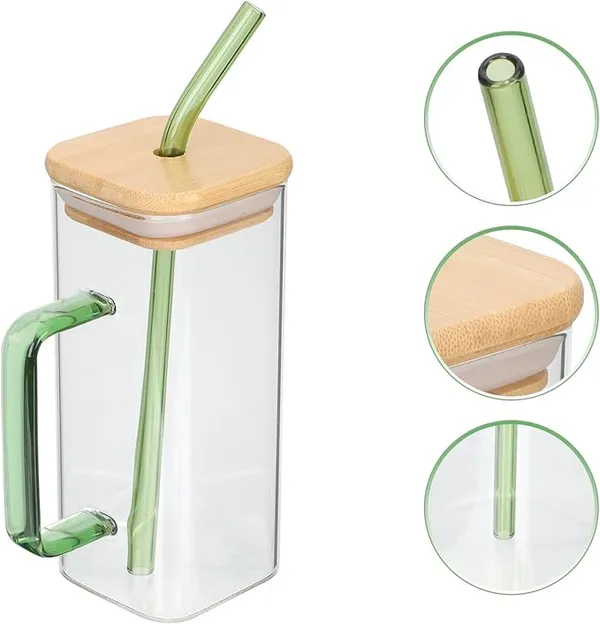 400ML_Transparent__Glass_Drinkware_Mason_Jar_Mug_Pack_of_1