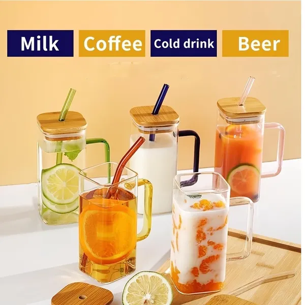 400ML_Transparent__Glass_Drinkware_Mason_Jar_Mug_Pack_of_1