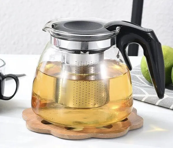 1_LTR_Transparent__Borocilicate_Glass_Tea_&_Coffee_Serveware_Glass_Teapot