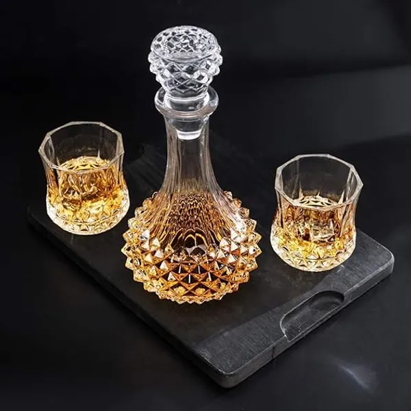 Transparent__Glass_Barware_Whiskey_Decanter_Set