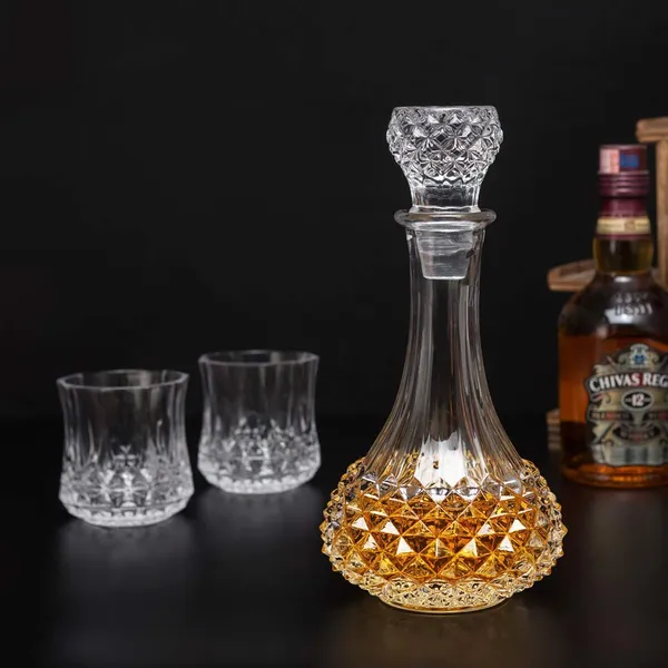 Transparent__Glass_Barware_Whiskey_Decanter_Set