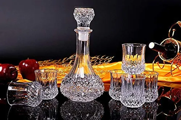 Transparent__Glass_Barware_Whiskey_Decanter_Set