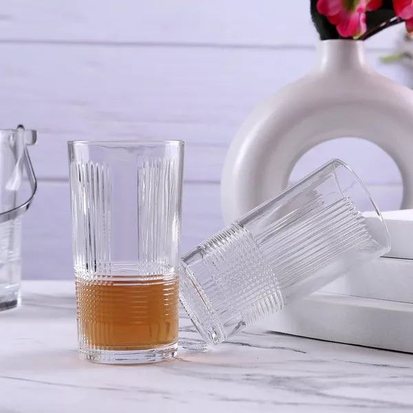 Set_of_6_278ML_Transparent__Glass_Drinkware_Highball_Glass