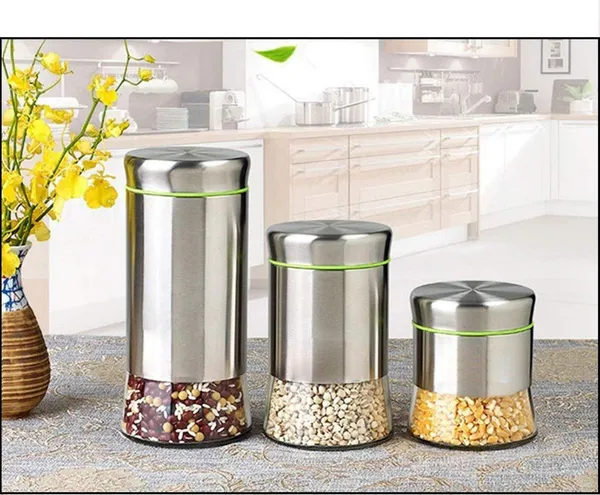 Set_of_3(S_Silver_Glass_Kitchen_Storage_Containers_Storage_Container