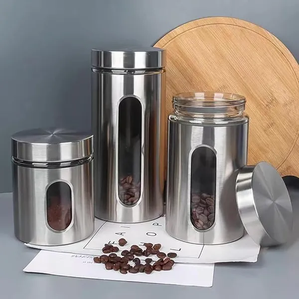Set_of_3(S_Silver_Glass_Kitchen_Storage_Containers_Storage_Container