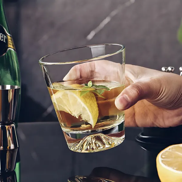 Transparent__Glass_Drinkware_Tumbler_Set__(Set_Of_6)