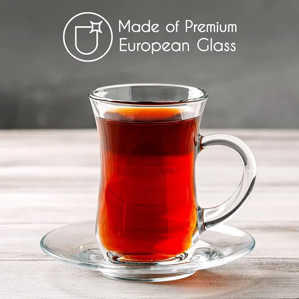 250ML_Glass_Tea_Cup_with_Saucer_Set_|_Clear_Coffee_Mug_with_Handle_Pack_of_1