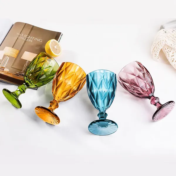 Multiclour__Glass_Barware_Wine_Glass