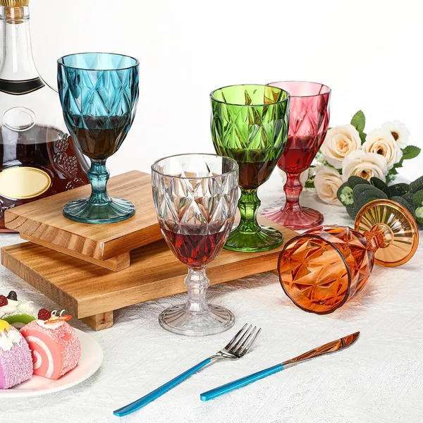 Multiclour__Glass_Barware_Wine_Glass