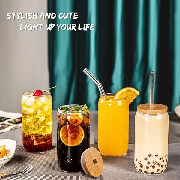 510ML_Transparent__Glass_Drinkware_Mason_Jar_Mug_Pack_of_1