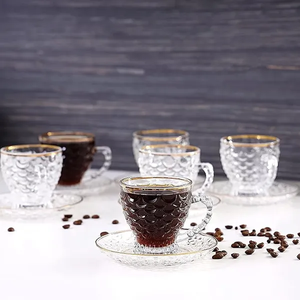 Set_of_6_Transparent__Glass_Tea_&_Coffee_Serveware_Cup_&_Saucer